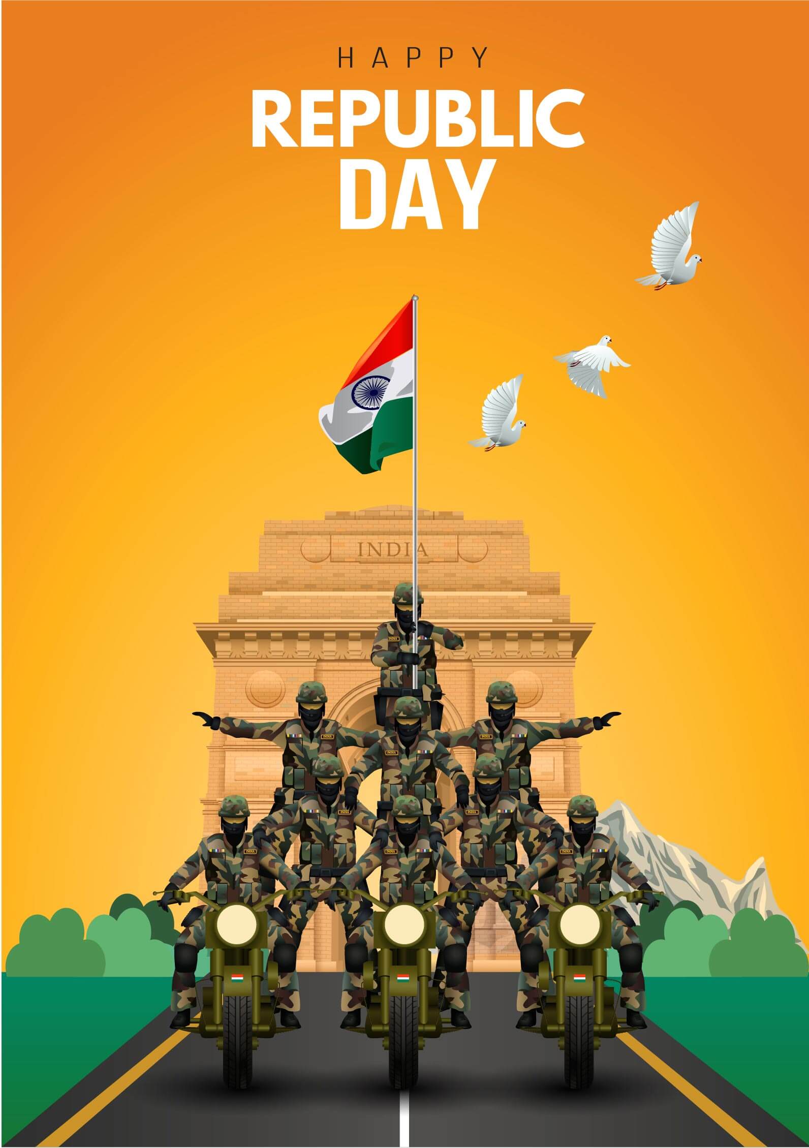 Republic Day banner 2